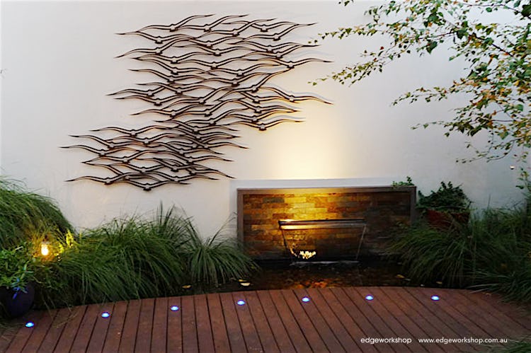 wall feature 'A Flock'